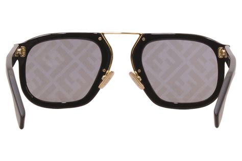 fendi sunglasses men's ff-m0105/s 807md black-gold/silver decor mirror lenses|Men's Designer Sunglasses .